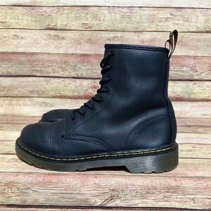 Dr. Martens Black Leather Lace Up Boots